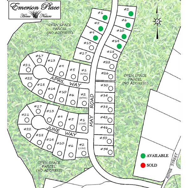 Single-Family Custom Homes Millis, MA | Floor Plans | Emerson Place